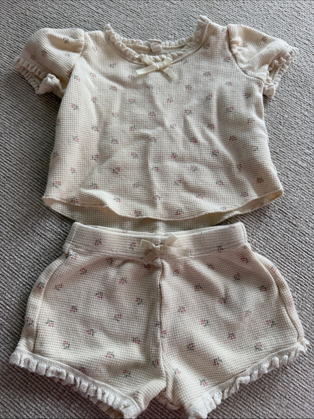 Quincy Mae 100% Organic Cotton Waffle Set 3-6 Mos